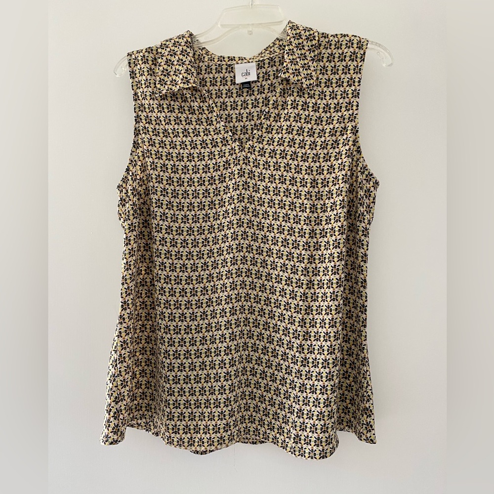 CAbi Bitmap Top - Style #6317 - Size M - EUC